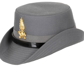 Original Italian Army Summer Hat Ladies With Badge Customs Police