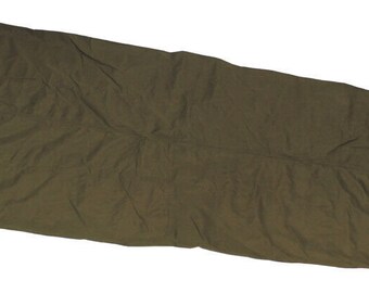 Original British Army Military GB Sleeping Bag Cover OD Green Laminate Used