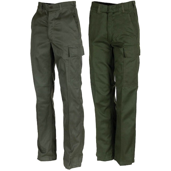 ［golam］60's M64 cargo pants Non Stock Belgian M64 Mod Pants Khaki Men's High Rise