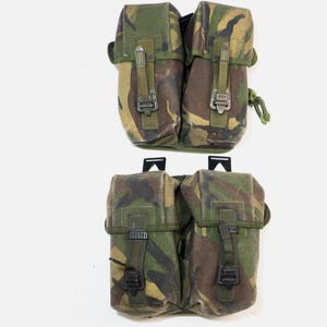 British Army Ammo Pouch Set Double DPM Camo Genuine Military Surplus