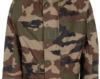 Original French Army Military Waterproof Rain Jacket CCE Camo 3 Layer Laminate
