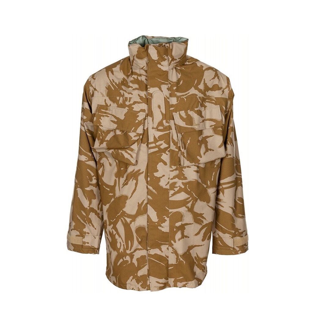 Genuine British army combat jacket desert camo MVP goretex waterproof rain NEW