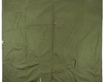 Verde original el 180x180cm del OD de la lona militar de la tienda del ejército rumano usado