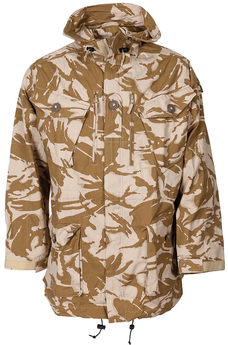 Original British Army Military Jacket Smock DPM Desert Camo Windproof New image 1