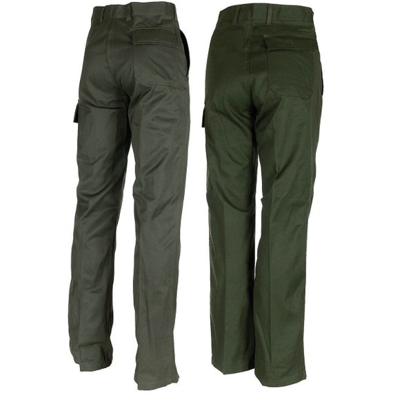 ［golam］60's M64 cargo pants Non Stock Belgian M64 Mod Pants Khaki Men's High Rise