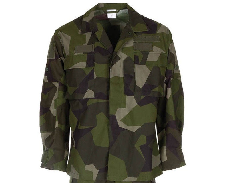 Original Swedish Army M90 Light Jacket Splinter Military Original Swedish Army M90 Light Jacket Splinter Military