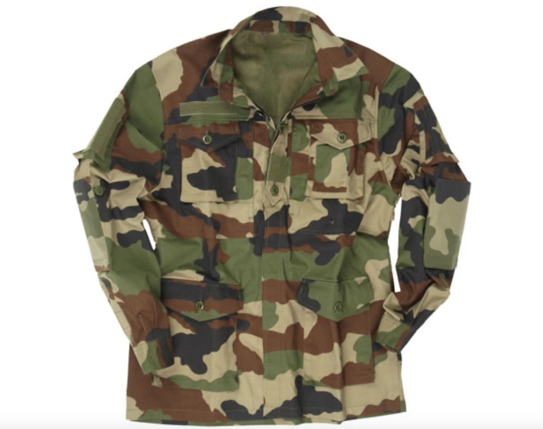 French Army Genuine Original Commando Smock Shirt Light