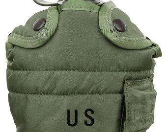 Originele US Army Military Combat Canteen OD groen 1L