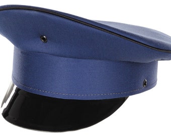 Original Slovakian Army Military Peaked Cap Navy Blue,