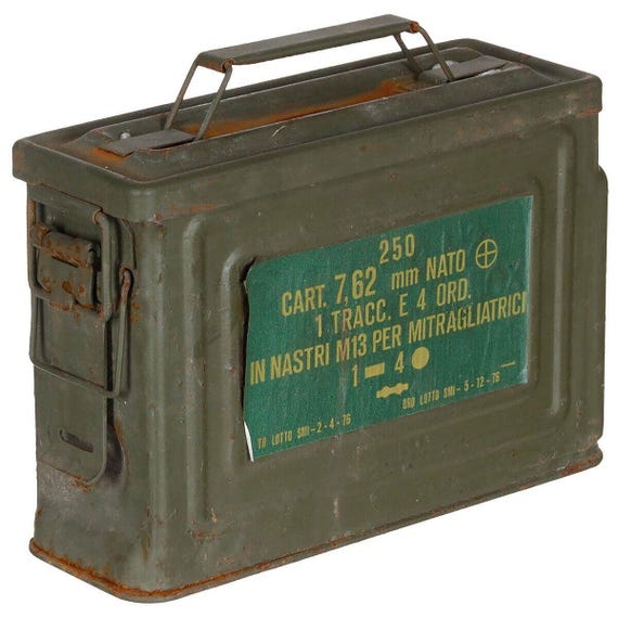 希少　アモ缶　ミニサイズ　WW2 CAL. 30 M1 希少 アモ缶 ミニサイズ WW2 CAL. 30 M1 - メルカリ