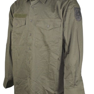 Original Austrian BH army combat shirt military olive green BDU Field NEW