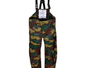 Genuine Belgian Army Trilaminate Pants Military Jigsaw Seyntex Rain Goretex Camo