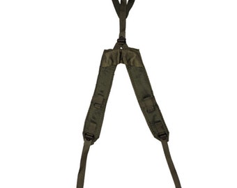 US LC2 Suspenders Vintage Military Surplus - Adjustable, Durable Used