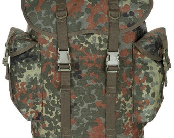 Bundeswehr Mountain Backpack Camo Made Of Original Materials