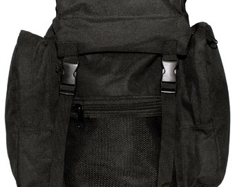 GB Original Military Army Backpack Combat Black Used