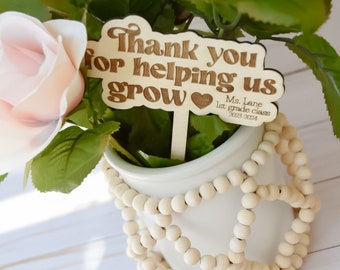 Personalized Flower stakes |