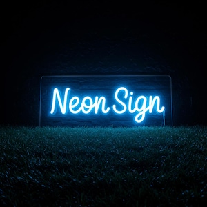 Personalized LED Neon Sign – Custom Name - Personalized Neon Light - Wedding Decor - Business Logo - Wall Art - Gift - Neon Wall Art