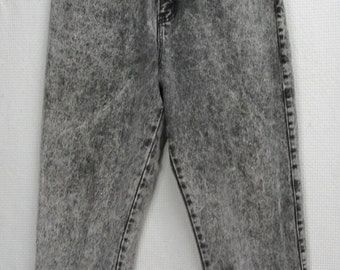 Vtg Levis 900 Series Silver Tab High Rise Black Gray Acid Wash Denim Jeans Sz 12