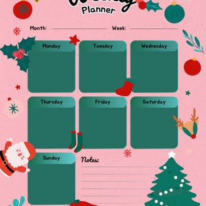 planner Christmas