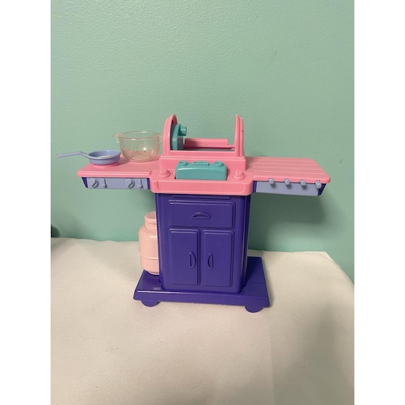 VTG Barbie World Toy Barbecue Grill Backyard Cookout 1994