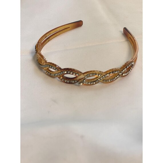 EUC Marc Jacobs Tortoiseshell Resin Logo Headband And Bracelet Set With Box Tortoise Lydia Headband -- Tortoise – Jennifer Behr LLC main image 2