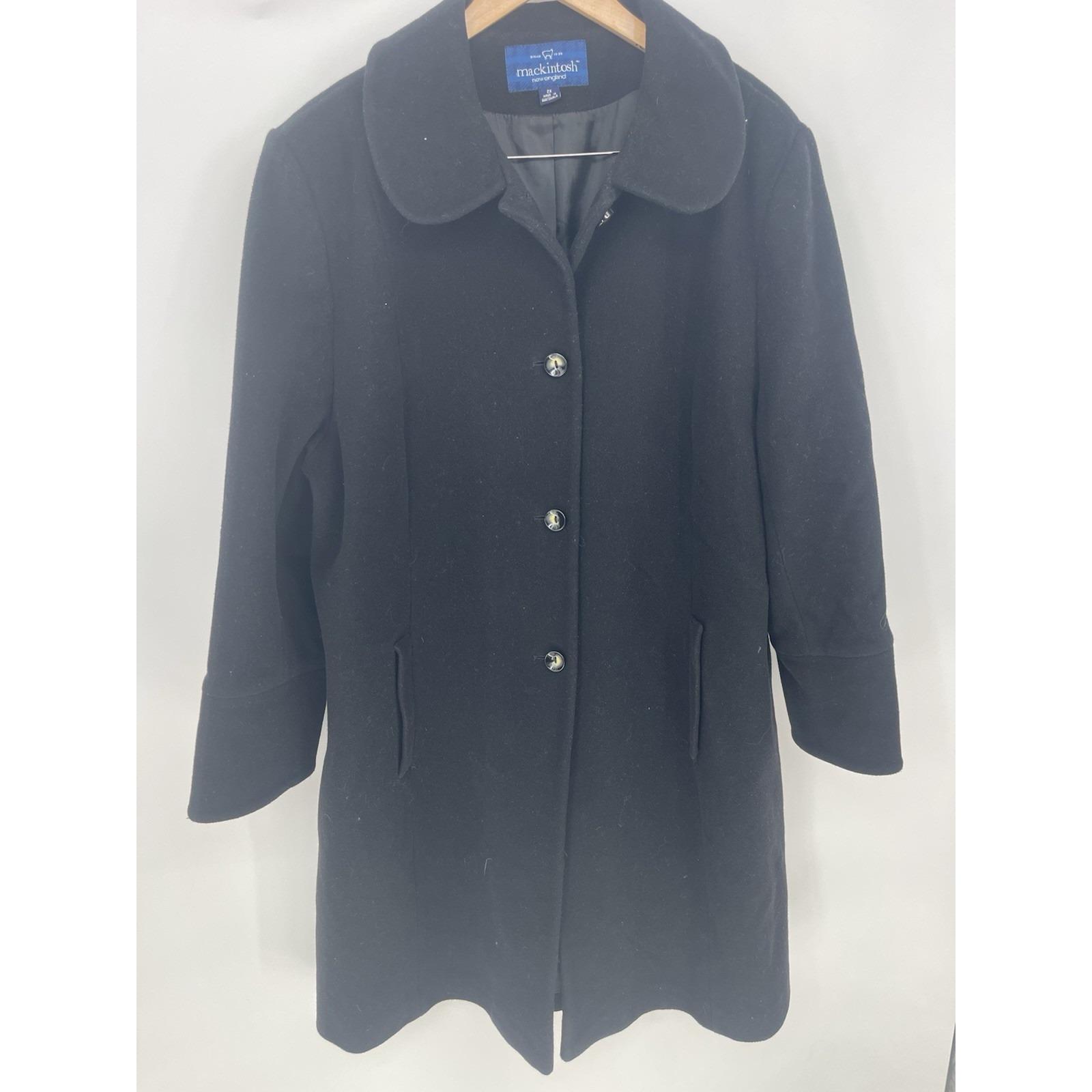 Parka Fausse Doudoune Bleu Poudre Mackintosh Avec Capuche - Taille L Femme Occasion Très Bon État