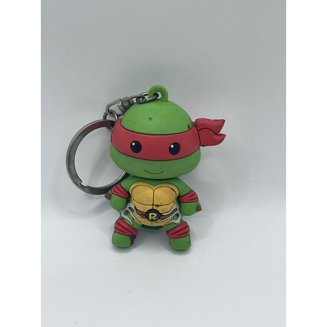 TMNT Raphael Keychain - Teenage Mutant Ninja Turtles 2016 Viacom - Etsy