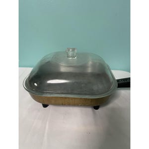 Vintage Sunbeam Controlled Heat Frying Pan Electric Skillet Model FP-10A