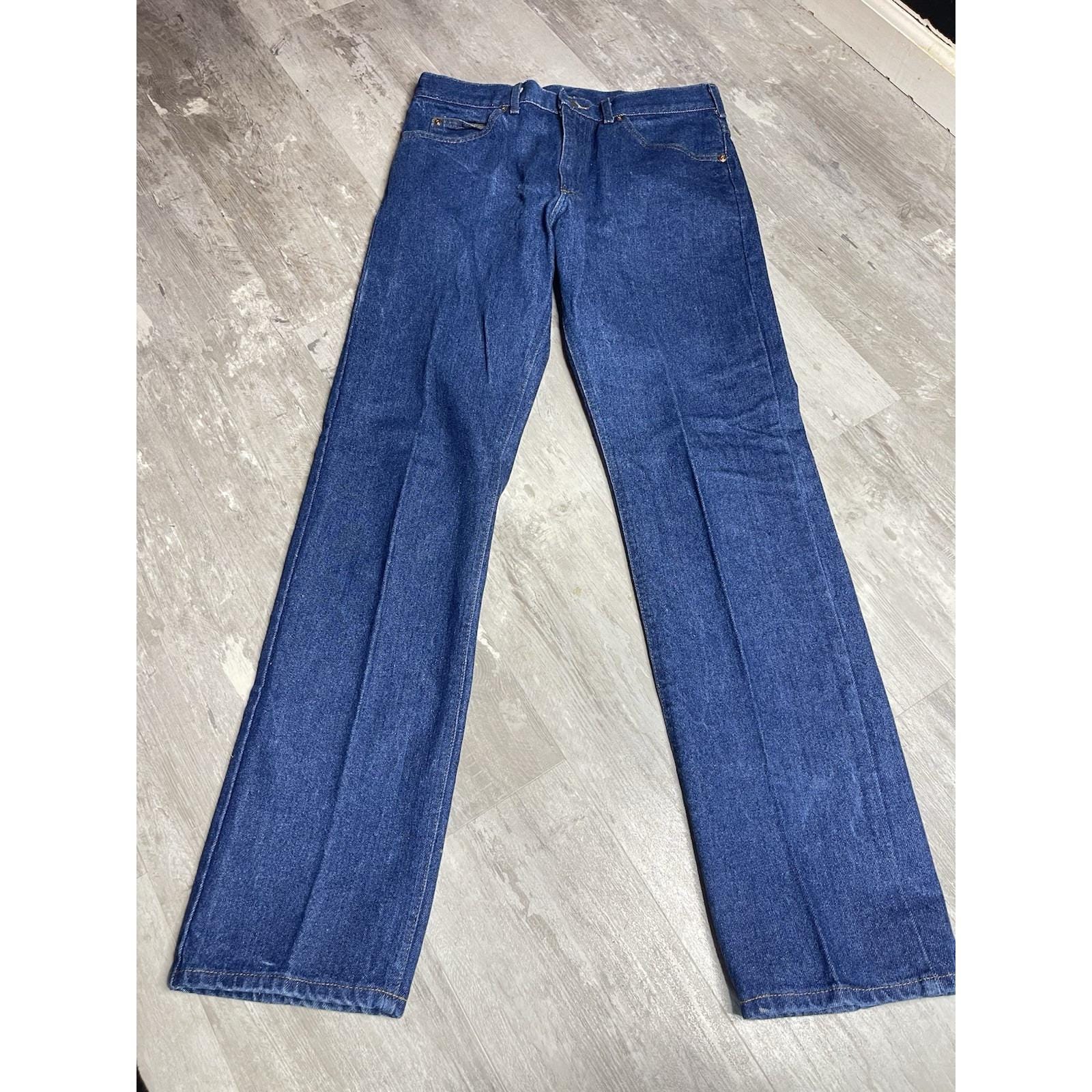 90s vintage 濃紺　Lee リー　ヴィンテージ　USA Vintage Lee Jeans Mens 36x29 USA Dark Blue Stonewash Rigid