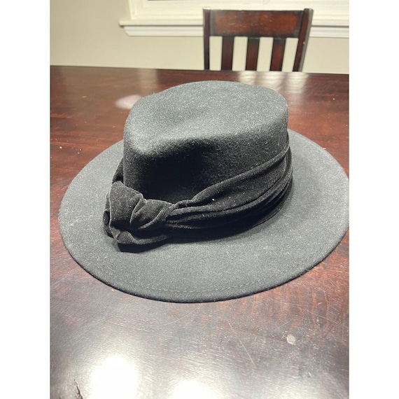 Tinatoo Elegant Gray Wool Fedora Hat With Bow Detail Classic  display picture 2