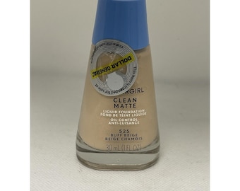Covergirl Clean Matte Liquid Foundation Buff Beige 525 OIL CONTROL Sealed