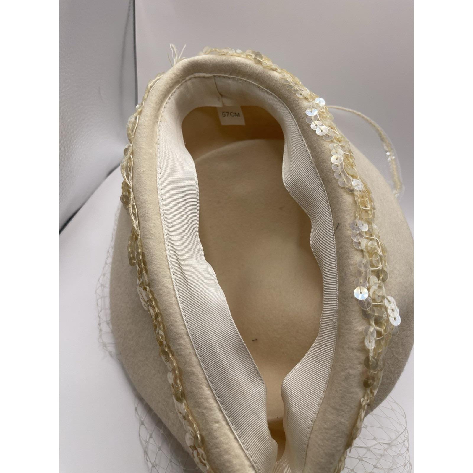 Vintage Church Hat White And Gold Brim Fancy Bow Kentucky Derby‎ Derby White Vintage Hats for Women for sale | eBay main image 4