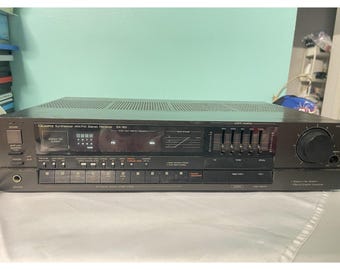 Techniker AV Control Stereo RECIEVER SA-160 Schwarz Mit Kabel Keine Fernbedienung Funktioniert!