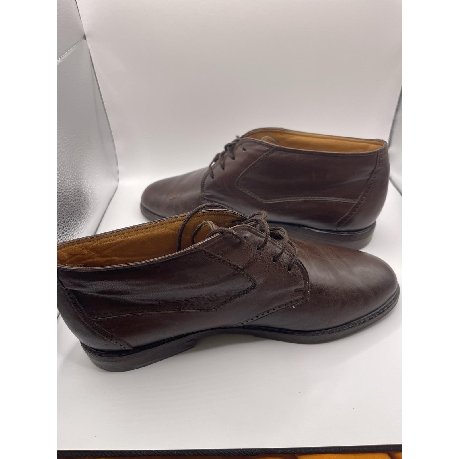 VINTAGE BALLY SHEFFIELD HIGH‎ TOP MEN\'S SHOE - BROWN size 9 Bin E Vintage Bally SHEFFIELD High Top Men main image 2