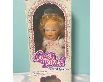 Vintage Mattel Love 'n Touch Real Sister AA Doll, 1980 MIB - Etsy