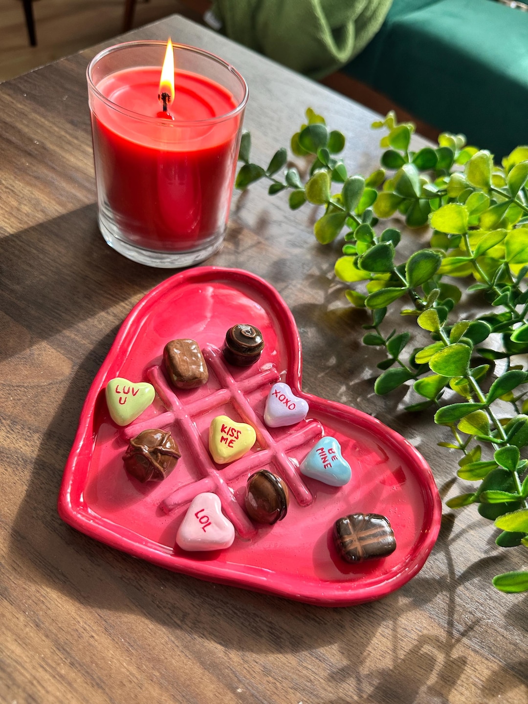 Valentines Tic Tac Toe Board - Etsy