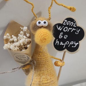 Cheerful Cockroach Crochet Pattern | Funny Bug Amigurumi PDF Tutorial | Cute Insect DIY | Wire Frame Amigurumi Bug