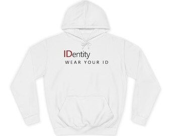 Empowerment Hoodie, Identity Logo Streetwear, Confidence Pullover