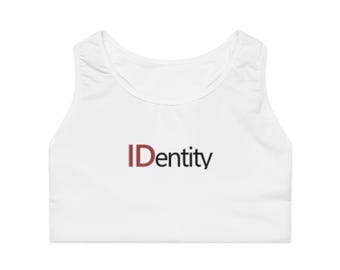 IDentity Sports Bra, gym Workout Top, Medium-Impact Training