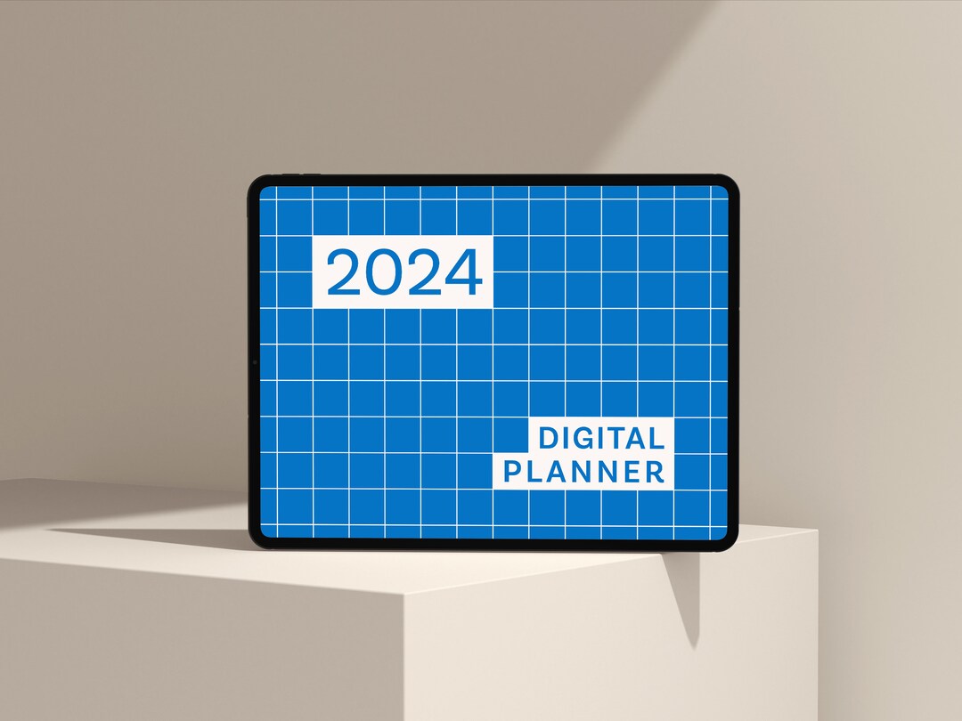 2024 Digital Planner Goodnotes, Notability, iPad Monthly, Weekly, Daily
