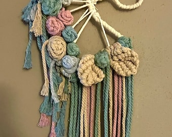 Macrame Unicorn Wall Hanging