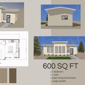 600 sq. ft. one bedroom one bath ADU