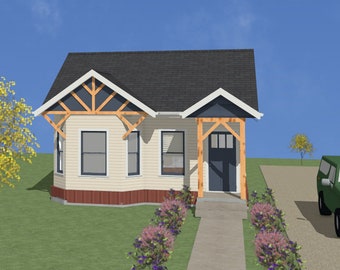 700SF, 2 bed, 1 bath, open floor plan.
