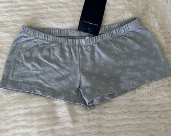 Brandy Melville shorts de peluche azul