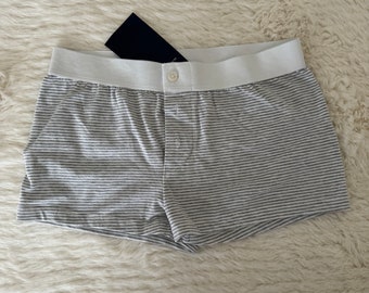 Brandy Melville Grey striped shorts