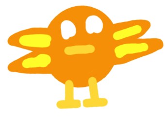 l ¡Birb naranja y amarillo!