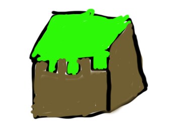 Bloque de hierba de Minecraft