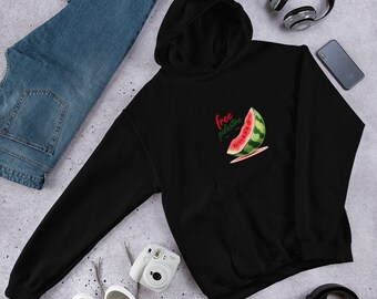 Palestina libre sudadera con capucha unisex