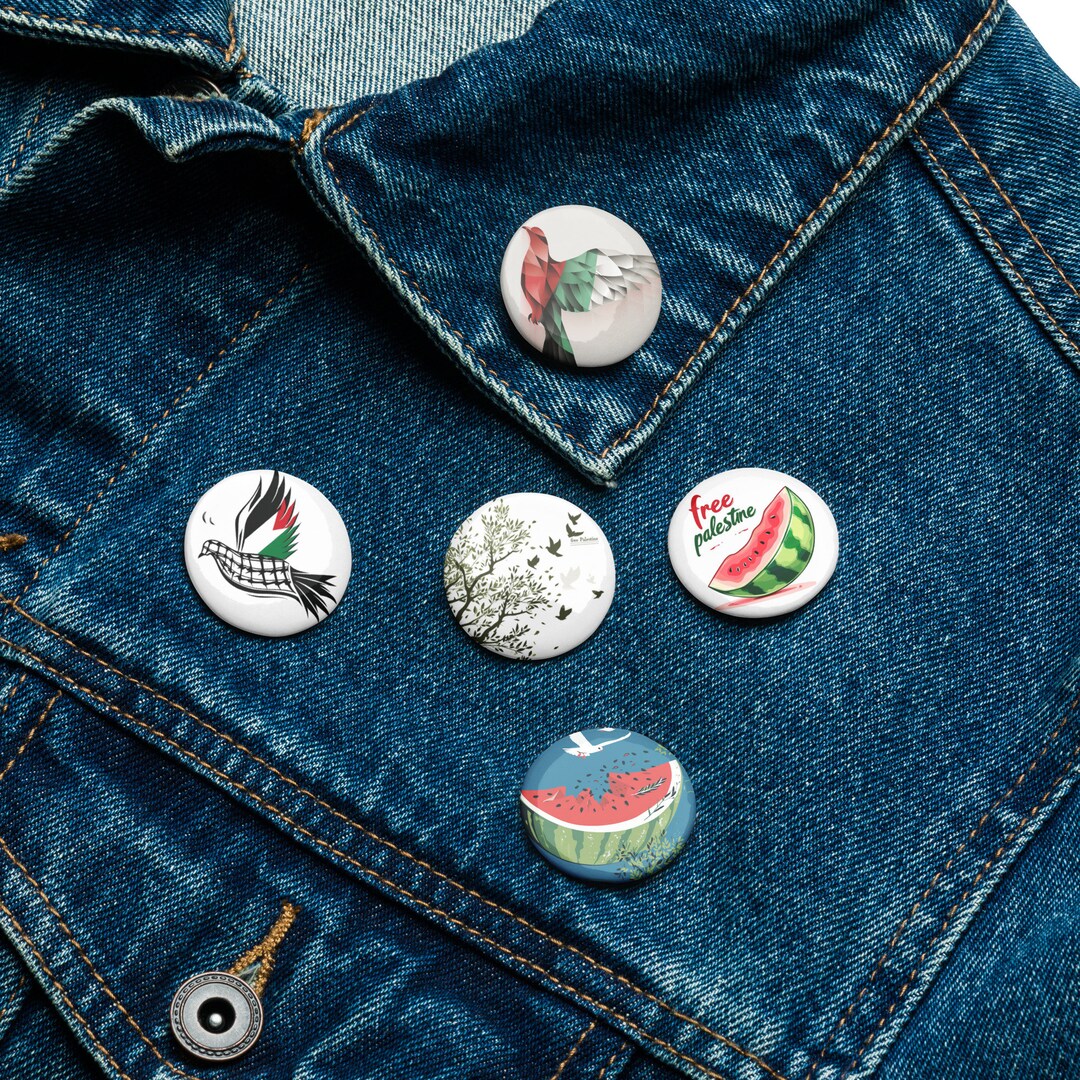 Palestine Support Accessory set of 5 Pins Etsy
