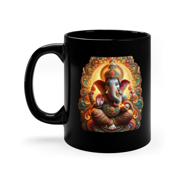 Ganesh Coffee Mug, Ganesha Coffee Mug, Ganapati Coffee Mug, Hindu Deity Ganesh, Ganesh Statue Mug, Religious Coffee Mug, Spiritual Gift Mug